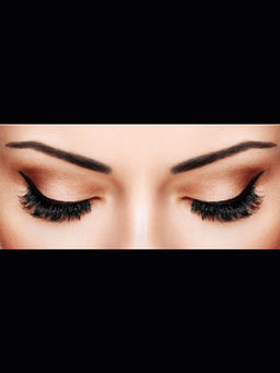 Jigott Набор для макияжа глаз: водостойкая подводка, тушь для объема ресниц / Cats Eye Mascara & Eyeliner Set, глубокий черный, 12 г + 9 г