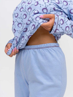 Пижама женская, цвет фиолетовый