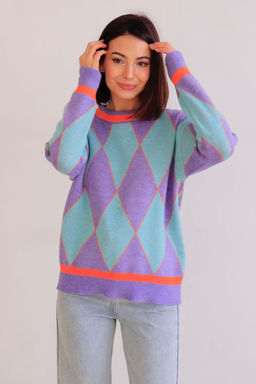 Martichelli Джемпер с ромбами  фото 3