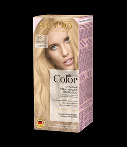 Стойкая Крем-Краска д/в "Студио Профешнл" Ultima Color тон 11.0 очень яркий блонд(50/50мл).8 /252872