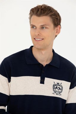 Мужской темно-синий свитер - U.s. polo assn фото 9