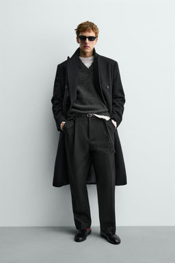 RELAXED FIT PLEATED TROUSERS AARON LEVINE X ZARA
