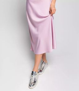 Юбка #КТ2103, пудровый