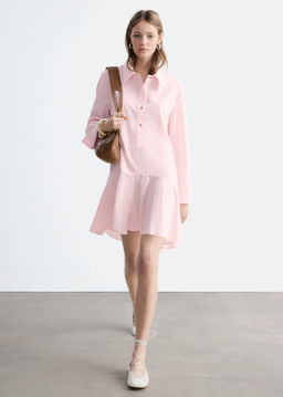 Vestido camisero de talle bajo - H&m фото 3