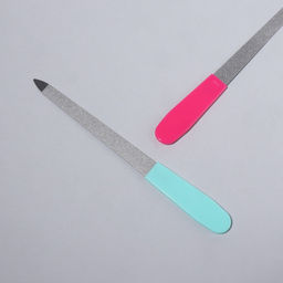 Цена за 3 шт. Пилка металлическая для ногтей, 15 см, МИКС