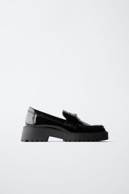 METAL DETAIL MOCCASINS