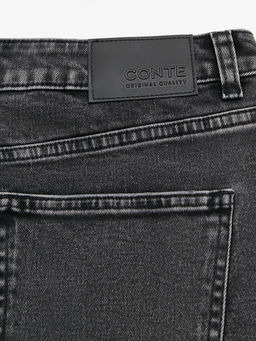 CONTE CON-756 Чёрные джинсовые шорты из eco-friendly денима с бахромой black - Conte elegant фото 9