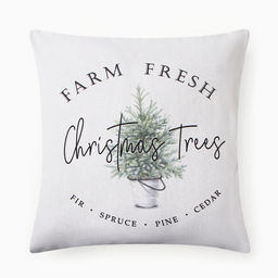 Наволочка декоративная новогодняя Этель. Christmas trees 40?40(6) см, 100% хлопок