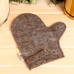 Цена за 2 шт. Рукавица для бани темная