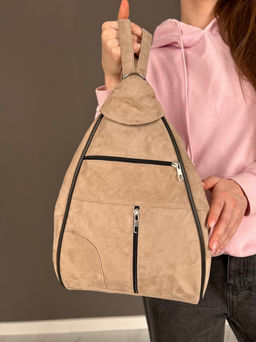 Сумка-рюкзак женская из телячьей кожи