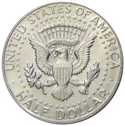 1/2 доллара (50 центов) 1968 года D США