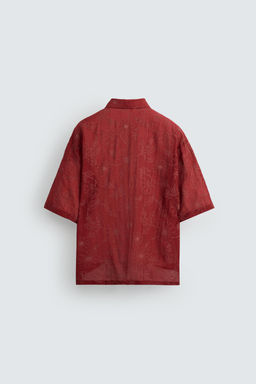FLORAL TEXTURED SHIRT  OTIS KWAME KYE QUAICOE - Zara фото 16