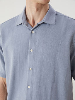 Regular Fit K?sa Kollu Arm?rl? Erkek G?mlek