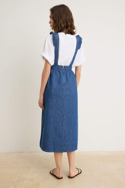 Mavi Duz Maxi F?rf?rl? Denim Elbise TWOSS26EL00634 - Trendyolmilla фото 4