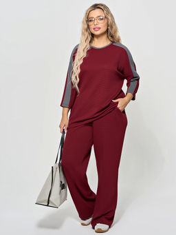 Костюм 0001-3а бордовый