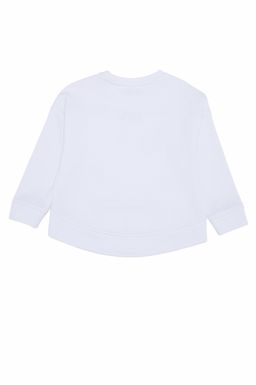 U. S. Polo Assn Детский белый базовый свитшот с круглым вырезом - U.s. polo assn фото 2