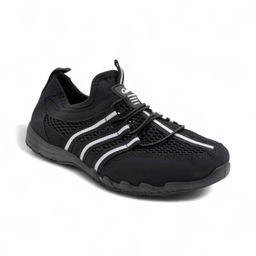 Кроссовки текстильные 073-3 черные