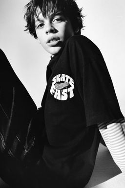 SKATE RAISED T-SHIRT - Zara фото 5