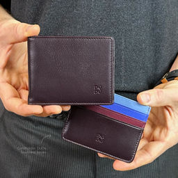 Итальянский кожаный кошелёк DuDu серии Caprera | темно-бордовый - Dudubags фото 4