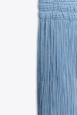 ZW COLLECTION STRIPED BERMUDA SHORTS - Zara фото 7