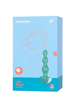 Анальная виброелочка Lolli-Plug 2 Satisfyer, зеленая  фото 8