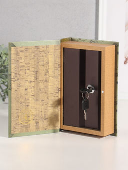 Шкатулка книга - сейф «Накопления, сбережения и вклады», дерево, искусственная кожа, тиснение, 21×13×5 см