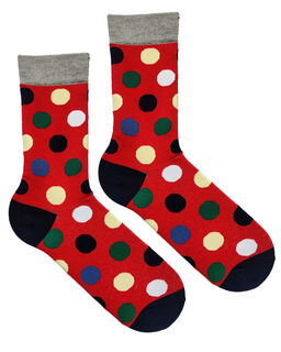 Носки р.35-40 Bubbles Red - Krumpy фото 2