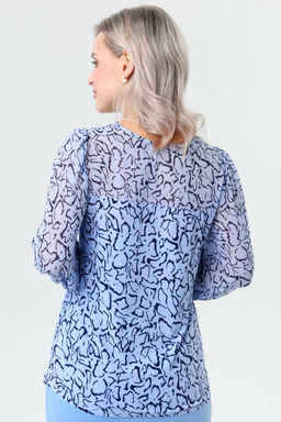 Блузка женская 4021/13/Голубой - Rise фото 2