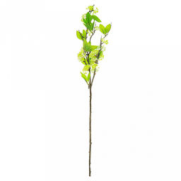 Декоративная ветка "Лавр цветущий бело-зеленый" 80см (Китай)