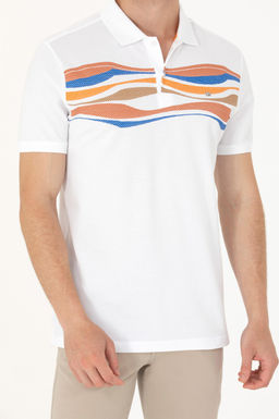 Мужская оранжевая футболка - U.s. polo assn фото 20