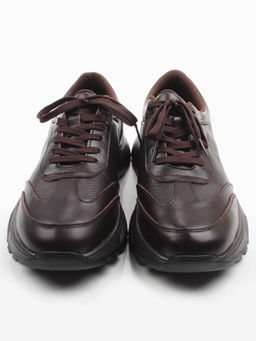 03-23192 BROWN Кроссовки мужские (натуральная кожа)