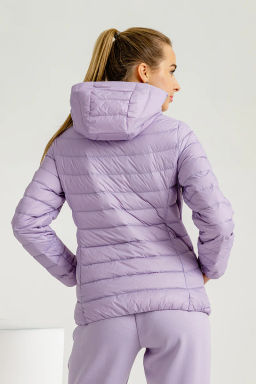 Пуховик лёгкий с капюшоном Лиловый - Anta sport фото 2