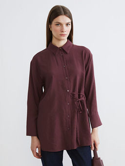 Ba?lama Detayl? Kad?n G?mlek Tunik