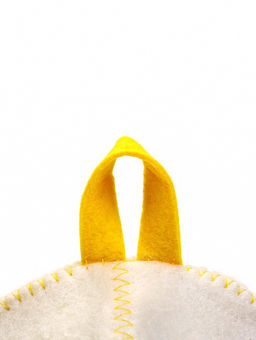 Шапка для бани и сауны Матрёшка с уточками, полиэфир, шерсть, белая - Simaland фото 5