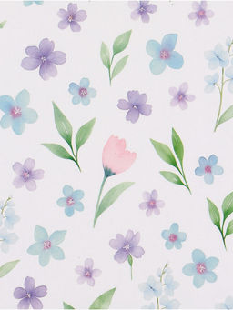 Цена за 10 шт. Бумага упаковочная глянцевая Нежные цветы, 50?70 см