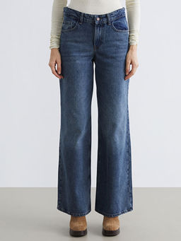 Wideleg Kad?n Jean Pantolon