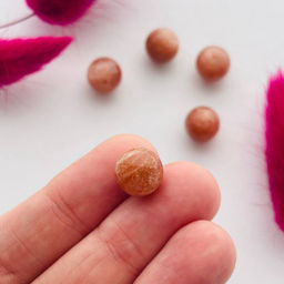 Бусины для украшений из Солнечного камня (5 шт)