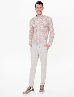 Haki Regular Fit Uzun Kollu G_mlek - Pierre cardin фото 4