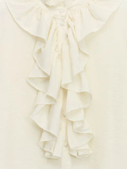 Блуза из вискозы с воланами / Zarina