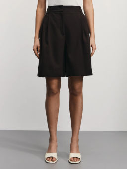 Шорты из вискозы с разрезом / Zarina  фото 3