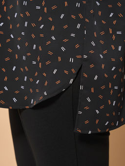 Блузка 0220-1 глубокий чёрный