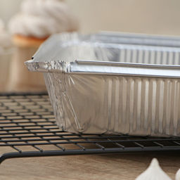 Набор Пикник,формы из фольги 2235 мл-2 шт,крышка для форм-2 шт,вилка, нож,салфетки по 6 шт - Доляна фото 5