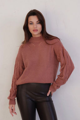 10370 Свитер в цвете розовое какао - Martichelli фото 19
