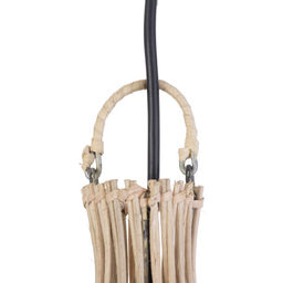 Светильник потолочный из ротанга «Руди», 1×120 Вт, Е27, 60×60×30 см