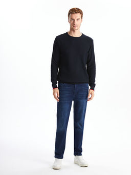 Bisiklet Yaka Erkek Triko Kazak