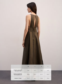 Платье макси на бретелях / Zarina  фото 10