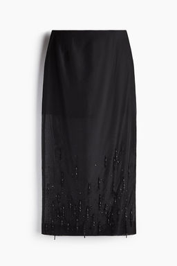 Falda de gasa con detalles decorativos - H&m фото 6