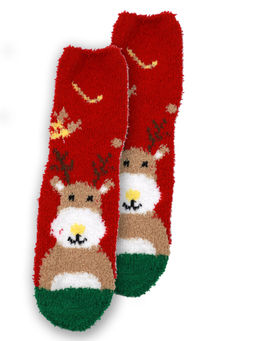 Носки НГ махровые р.35-40 Christmas Олень - Krumpy фото 4