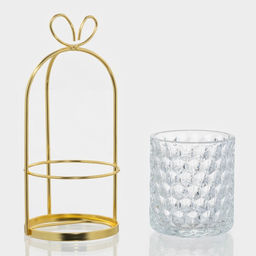 Конфетница «Богема. Бантик», 9.5×20 см, стекло