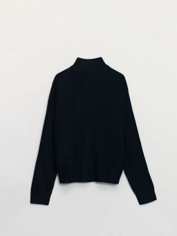 Джемпер на молнии с добавлением шерсти / Zarina